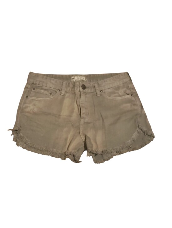 Free People Pants - Free People Boyfriend Cutoff Bleach Distressed Faded Jean Denim Shorts SZ W 27